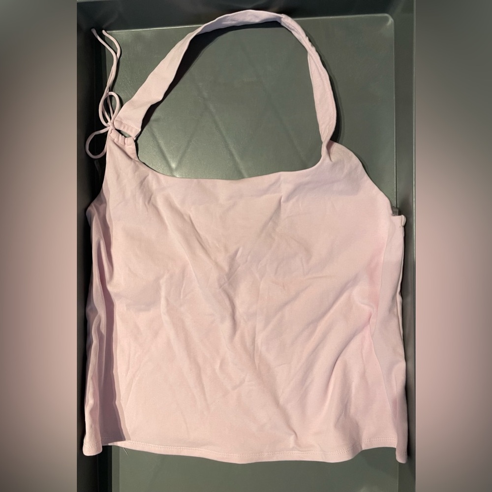 Wild Fable Women's Side-Tie Halter Tank Top Pink Size XXL NWT